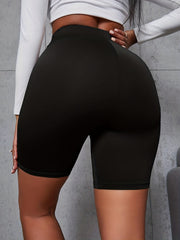 High Waist Biker Shorts Skinny Casual Short Leggings Women's Clothing