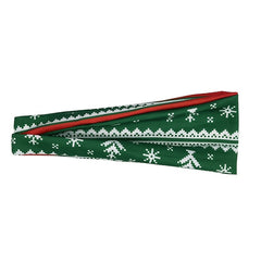 Christmas Printed Headband Elastic Sports Headband for Yoga Running Party