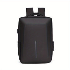 Men's Business Laptop Backpack USB Charging Port Anti-theft Travel Bag