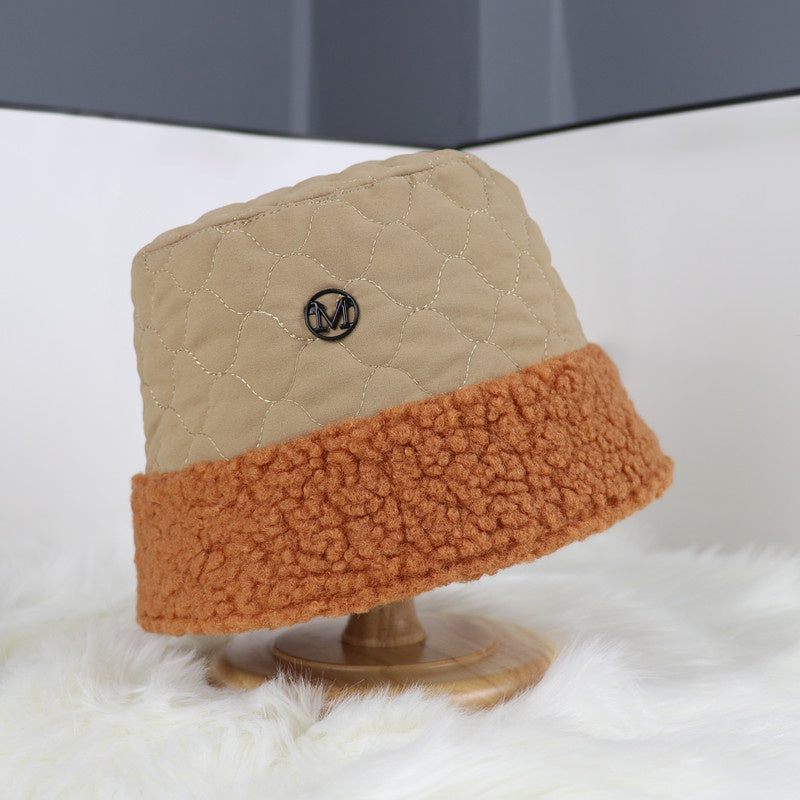 Women Fur Bucket Hat Short Brim Fisherman's Hat