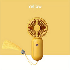 Chinese Style Mini Fan Handheld Fan USB Rechargeable Tassel Portable Fan