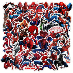 50pcs Spider Man Stickers Self Adhesive Waterproof DIY Decoration