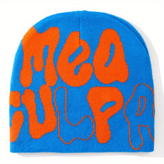 Unisex Hip Hop Knit Beanie Cap Men's Candy Y2K Thermal Hat
