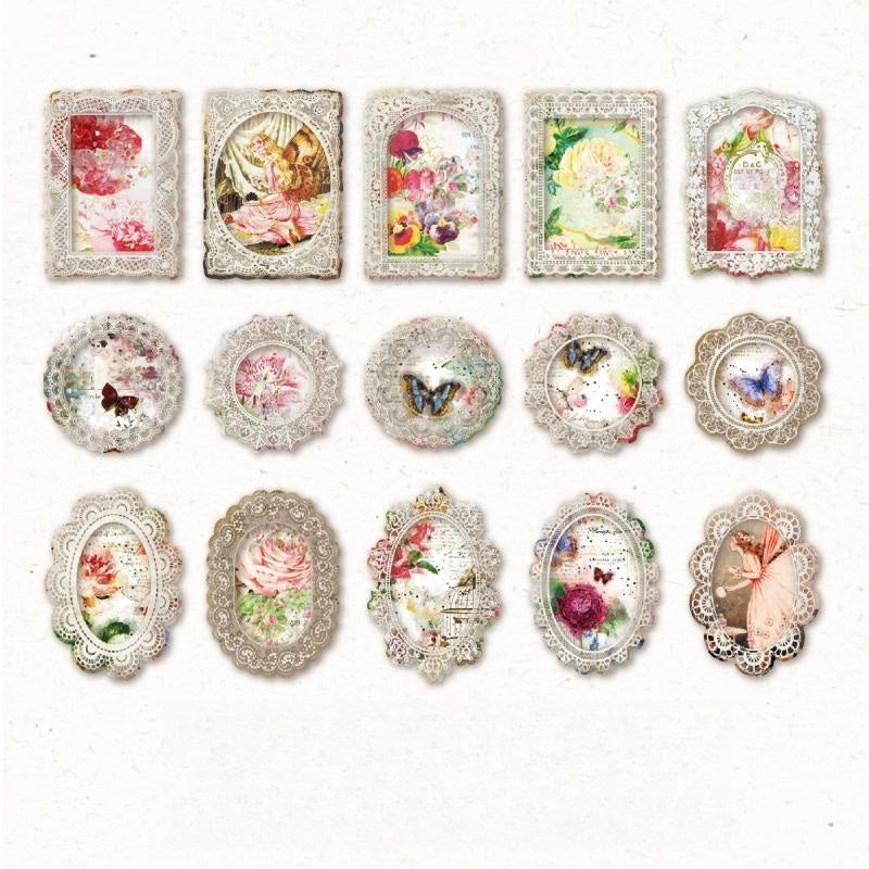 Lace's Memorial Series Lace Themed School Supplies DIY Material Paper 9 9
