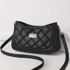 Love Embroidery Crossbody Bag Solid Color All Match Purse