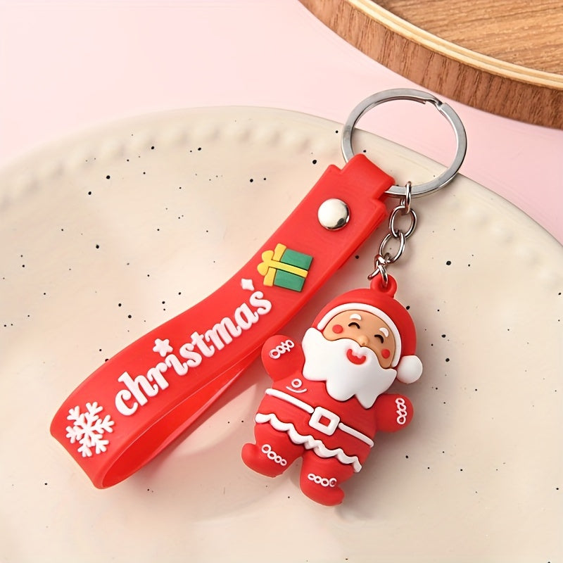 1pc Christmas Keychain Backpack Purse Decoration Accessories