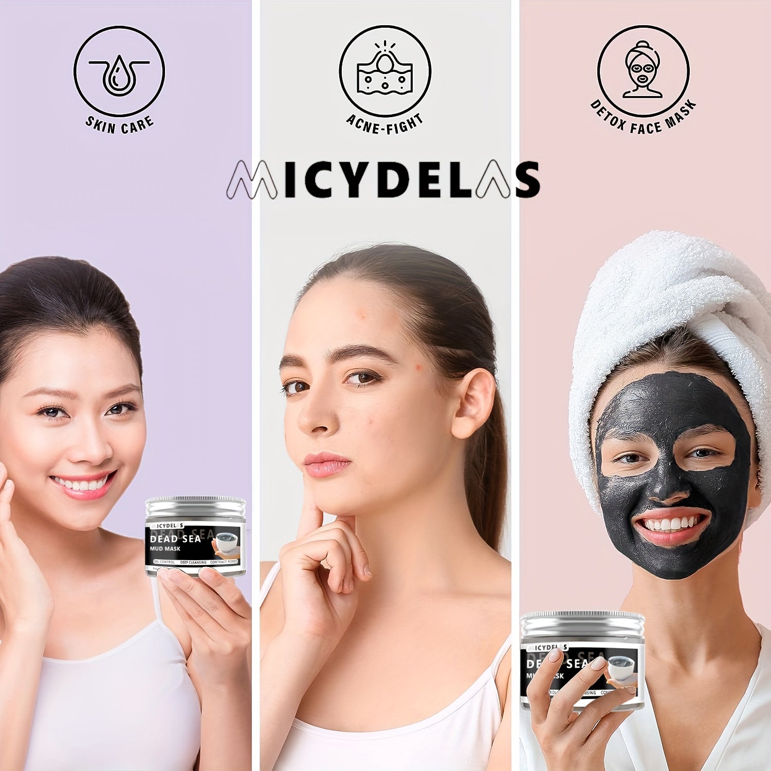 Dead Sea Mud Mask Blackhead Remover Deep Cleansing Mask