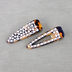 Vintage Faux Pearl Hair Clip for Women and Girls