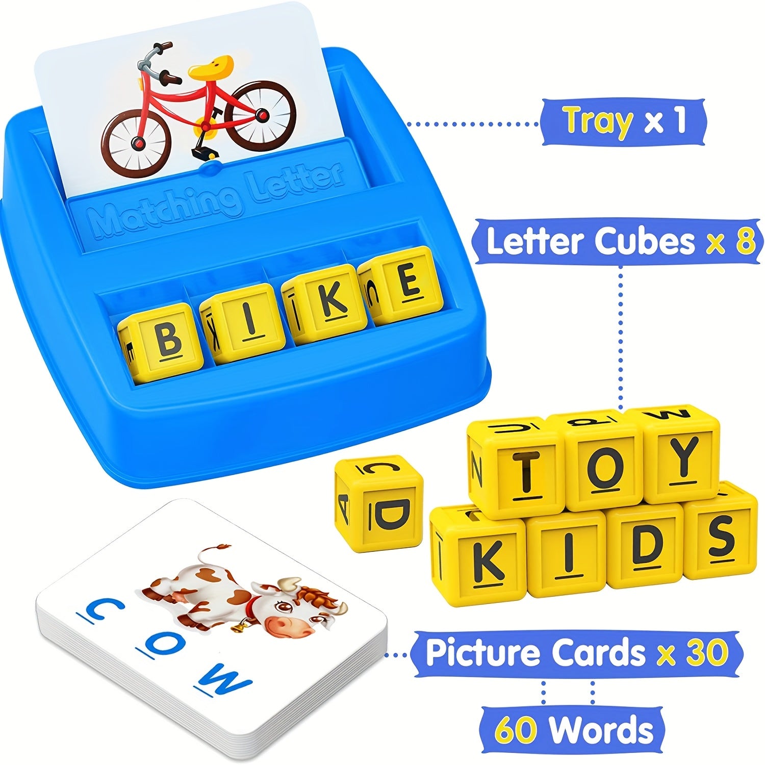 Interactive Letter Learning Game for Kids - Word Recognition & Spelling Activity