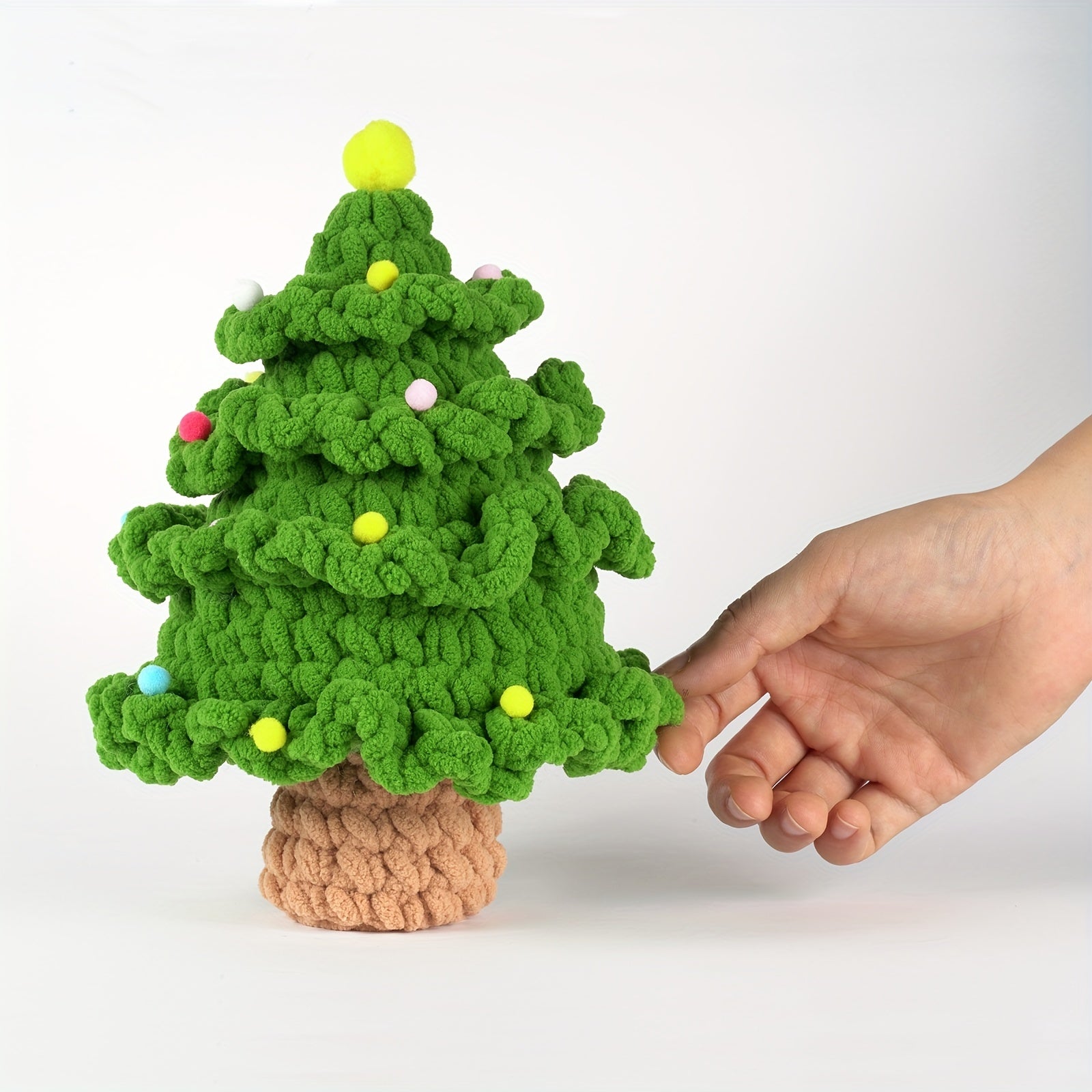 Crochet Material Package Ice Strip Christmas Tree Diy Ornaments Gift