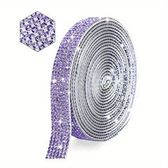 Crystal Rhinestone Strips Self Adhesive Ribbon Bling Sticker