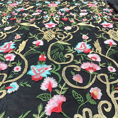 African High Lace Fabric For Dress DIY Embroidered Tissue Skirt