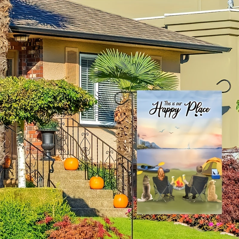 Custom Double Sided Garden Flag for Four Seasons Outdoor Decoration