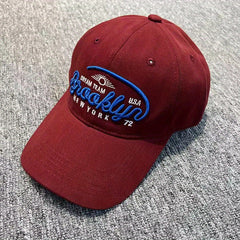 Big Head Circumference Men's Retro Baseball Cap Embroidered Sunshade Peaked Cap