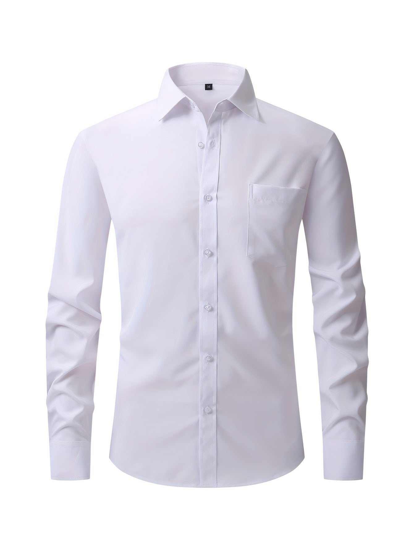 Men's Classic Button Up Shirt for Spring/Fall Business Occasion