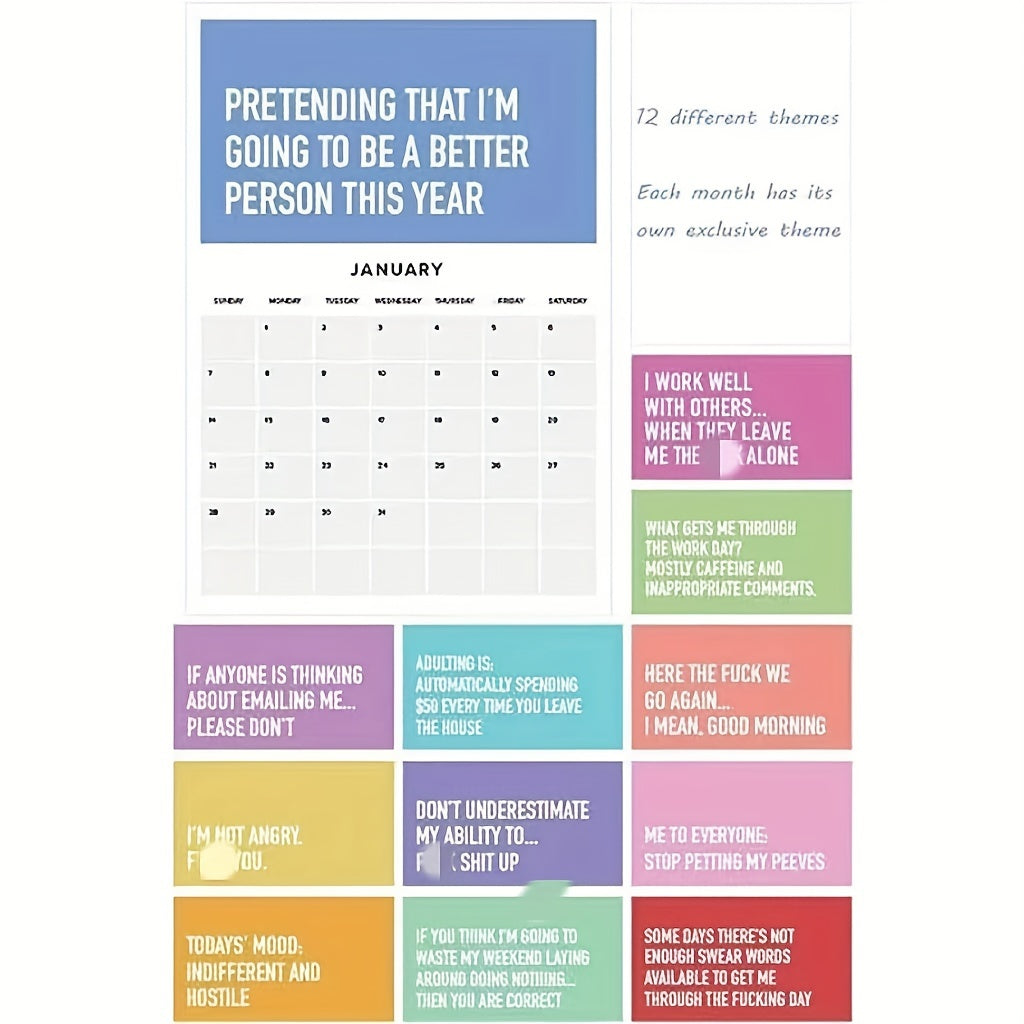 Adulting Is Hard Wall Calendar for Adults