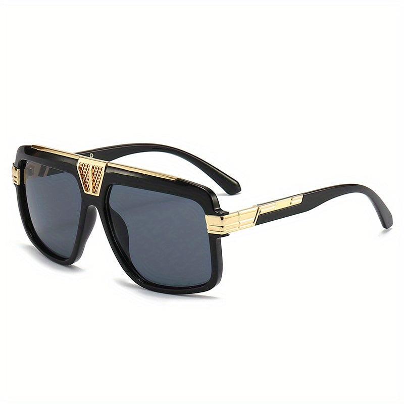 Men's Retro Sunglasses UV Protection Outdoor Beach Holiday Glasses Box