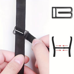 Invisible Bra Strap Clips Adjustable Elastic Shoulder Belt Non slip Straps
