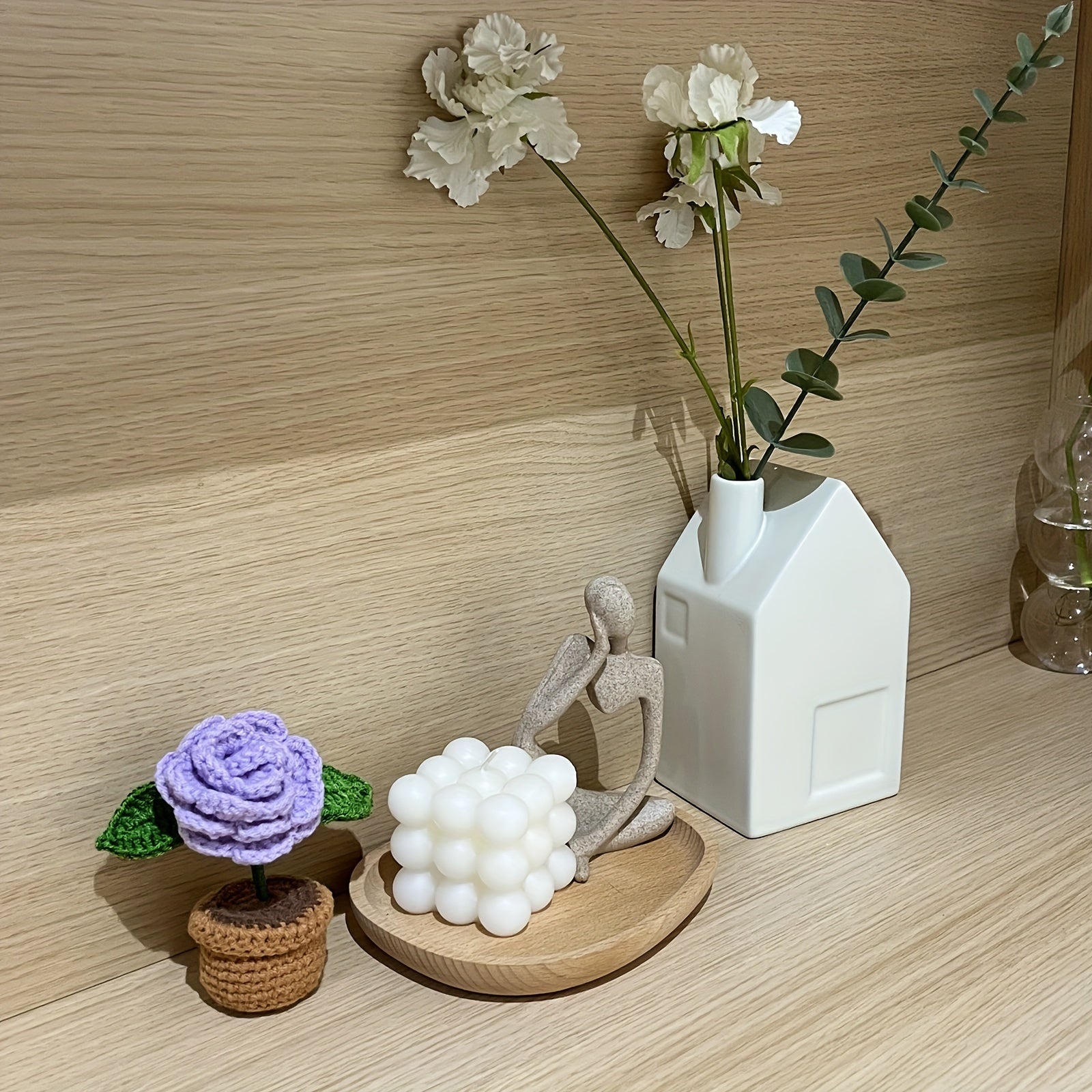 Camellia Crochet Kit For Beginner Step by Step Crochet Tutorial