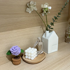 Camellia Crochet Kit For Beginner Step by Step Crochet Tutorial