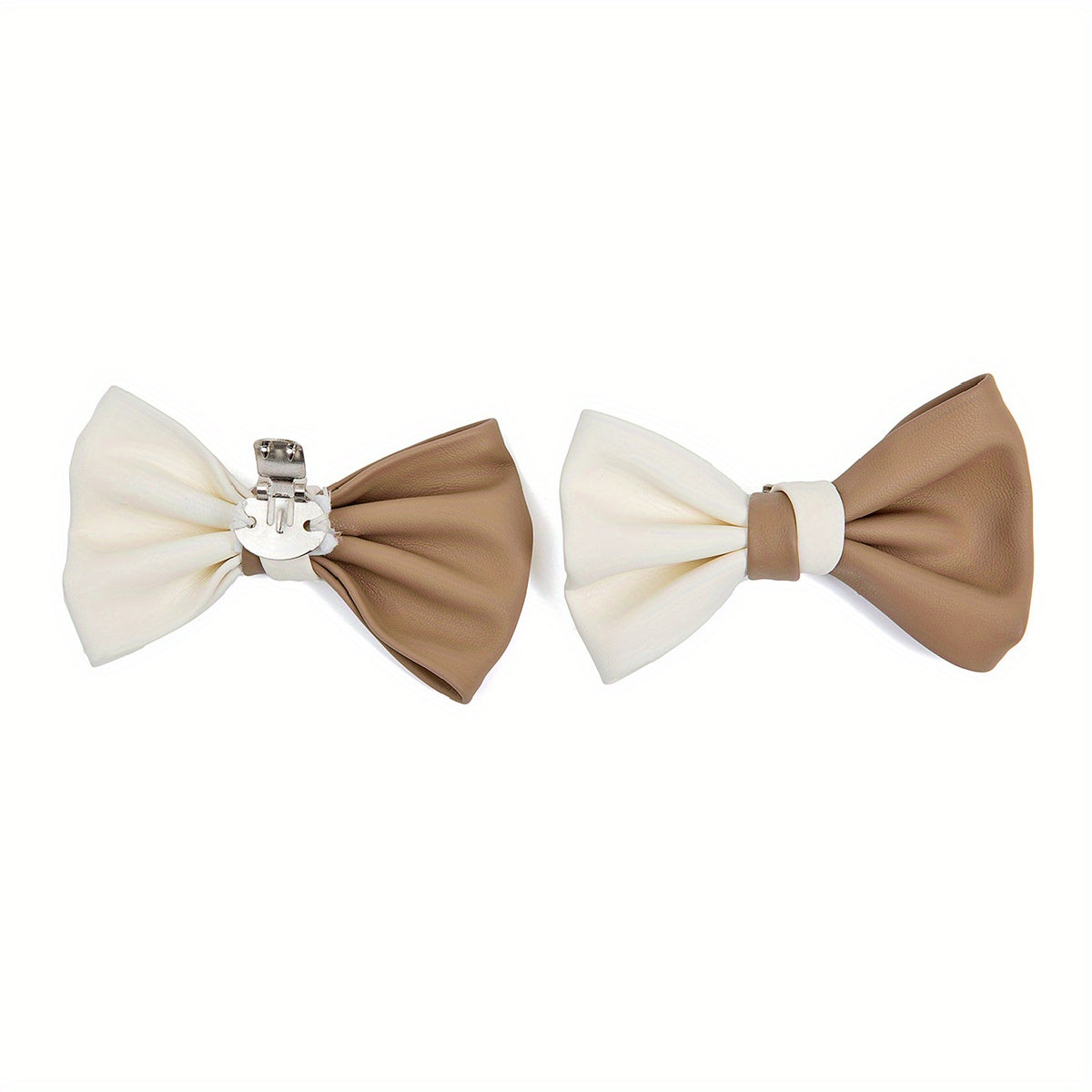 2pcs Classic Bow Shoe Buckles - Wedding High Heels Decoration