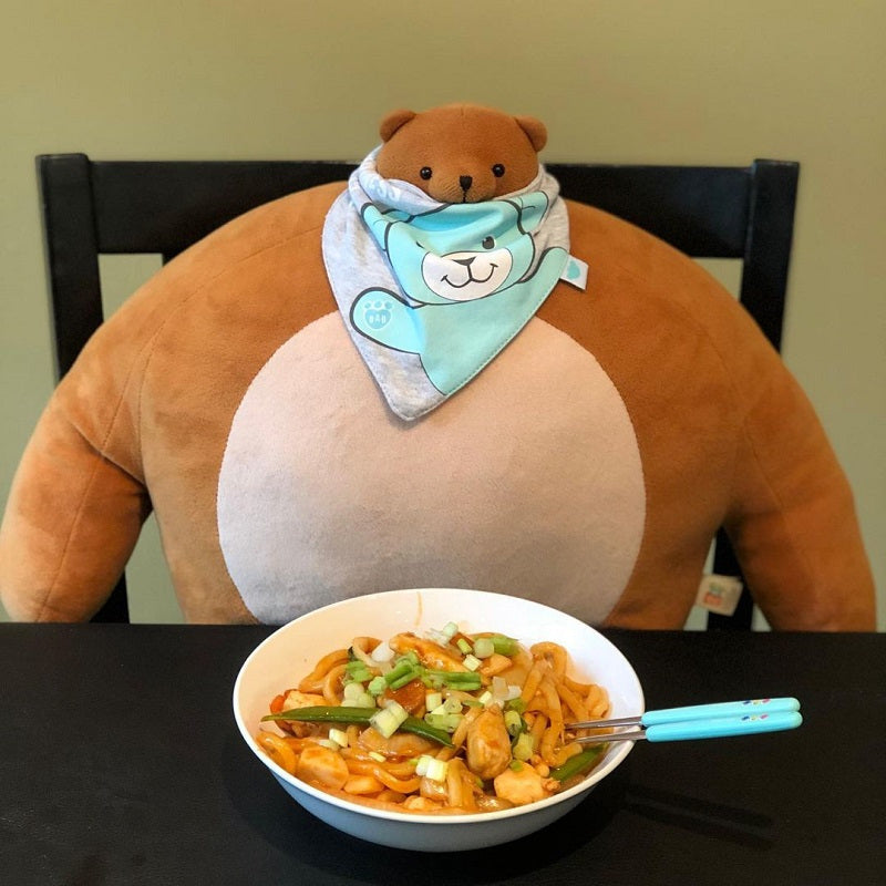 Cute Teddy Bear with Funny Head & Muscular Body - Birthday Gift