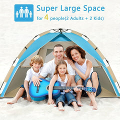Portable Beach Tent for Sun Protection & Outdoor Fun