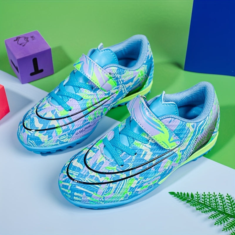 Youth Soccer Cleats AG Football Shoes - Anti-Skid & Wear-Resistan