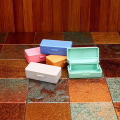 Colorful Plastic Desk Organizer for Dollhouse Play
