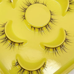 Faux Mink Eyelashes Lightweight Fluffy Lashes 5 Pairs