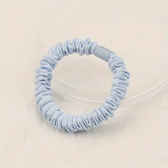 Skinny Scrunchies Soft Elastic Set for Women Girls Hair Accessories