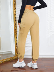 Women's Athleisure Drawstring Jogger Running Cargo Pants