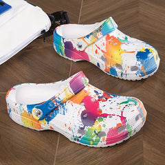 Women's Hollow Out Clogs Lightweight Closed Toe Slip On Shoes