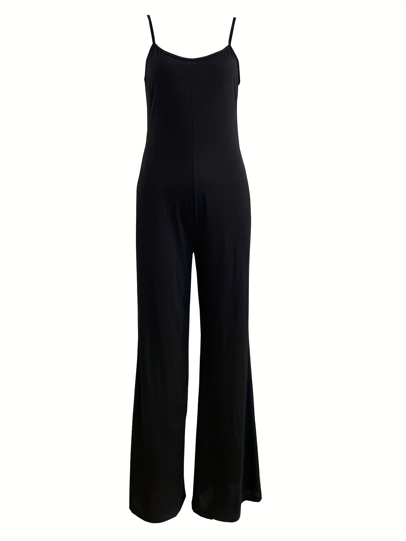  Basic Jumpsuit - Slim Fit Straight Leg Cami Jumpsuit
