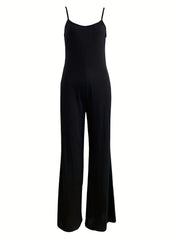  Basic Jumpsuit - Slim Fit Straight Leg Cami Jumpsuit