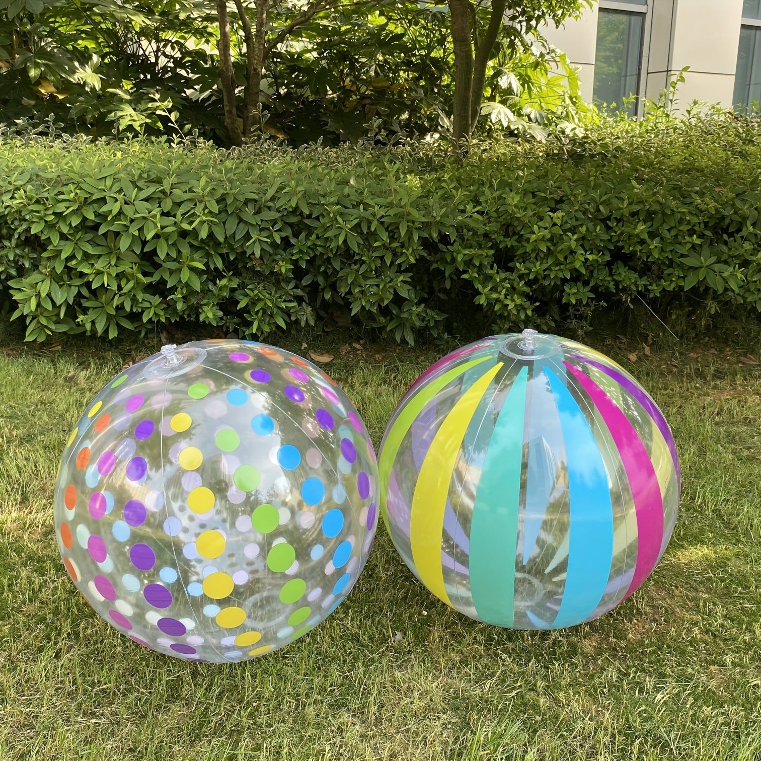 2pcs Inflatable Big Panel Colorful Beach Ball