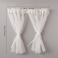 1:12 Mini Food Play Curtain Decoration DIY Furniture Accessory