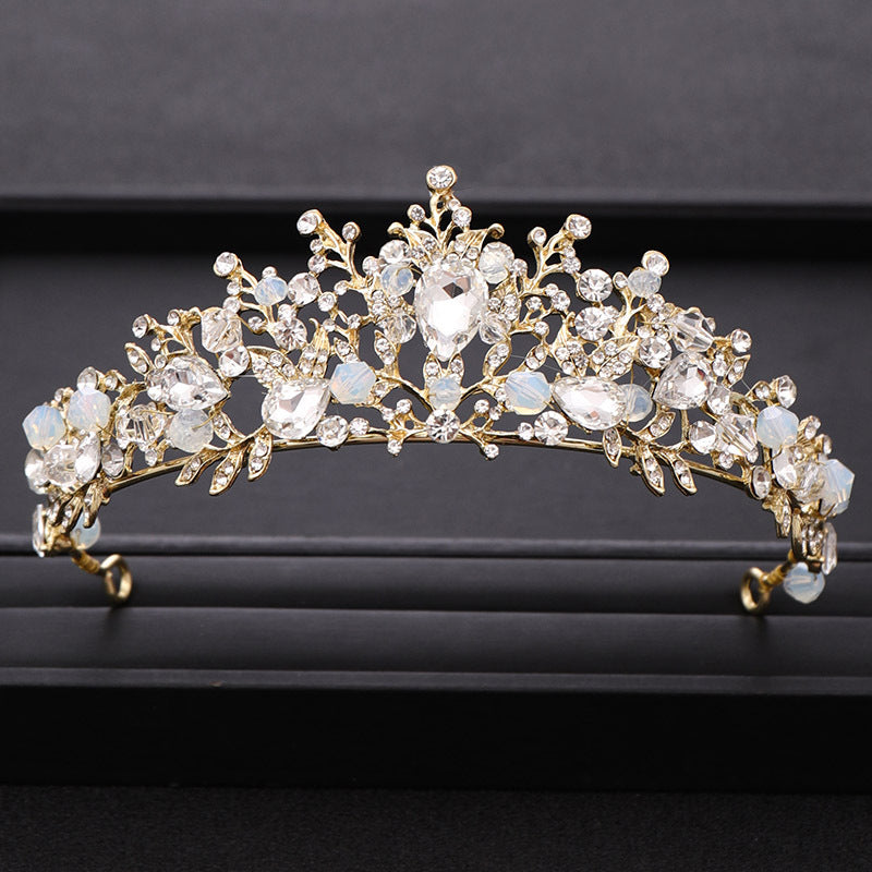 Crystal Crown Tiara Rhinestone Hair Accessories Set
