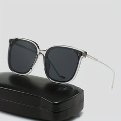 Men's Polarized Sunglasses UV Protection Large Frame Metal Unisex Couple