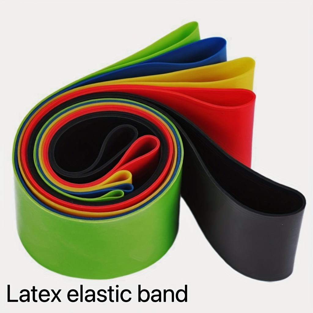 5 Resistance Bands Yoga Latex Rings for Fit & Toned Body