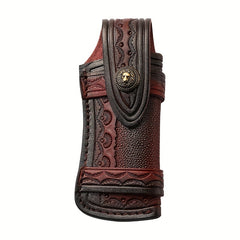 Cowhide Leather Cover for Outdoor Folding Knives