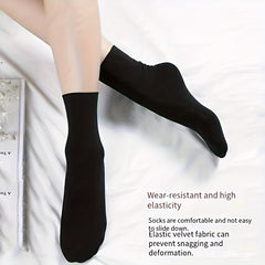 5 Pairs Comfy Mid Tube Socks Women's Stockings