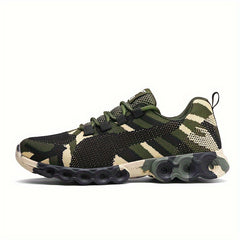 Women's Camo Graphic Lightweight Sports Shoes - Breathable Mesh Sneakers