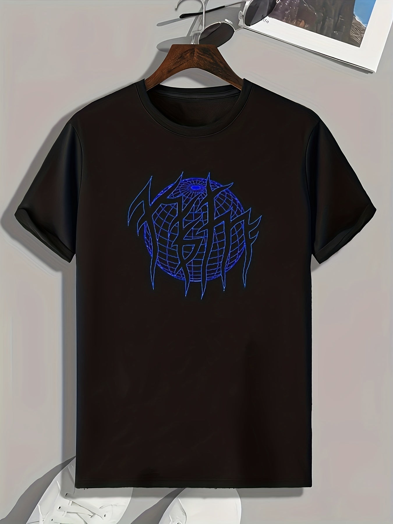 Pattern Print Men's Graphic T shirt Casual Comfy Tees For Summer