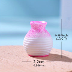 Resin Crafts Vase for Succulent Plant Bonsai Decor