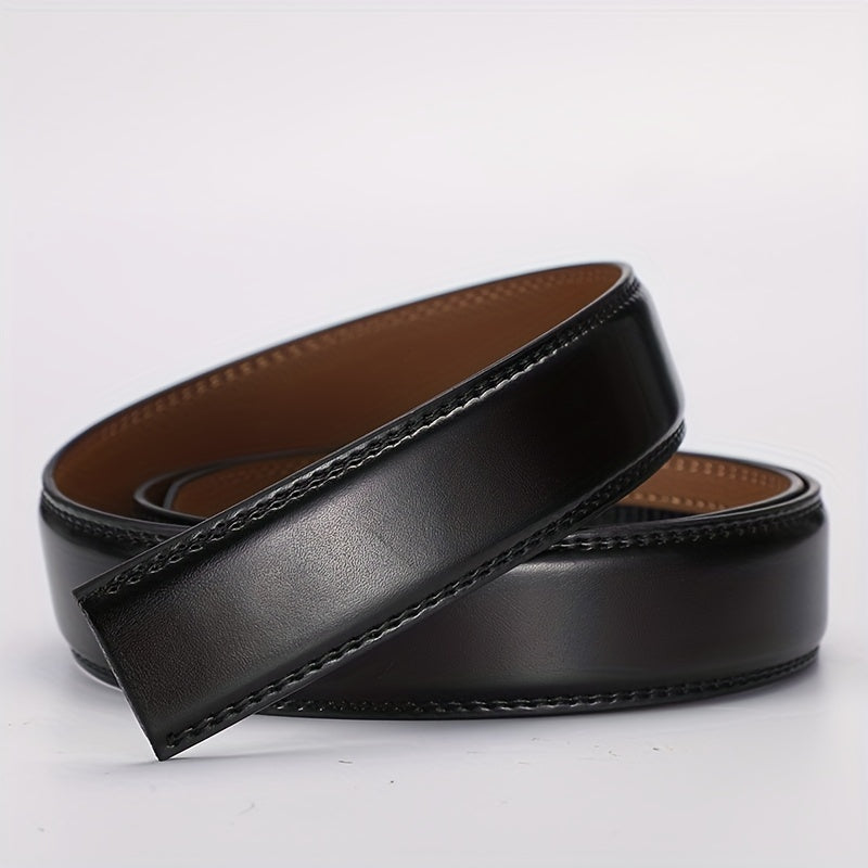 51in Calfskin Leather Ratchet Strap Replacement Belt
