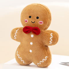 Christmas Gingerbread Man Plush Toy Doll