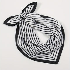 Striped Square Scarf & Casual Neckerchief Bandana