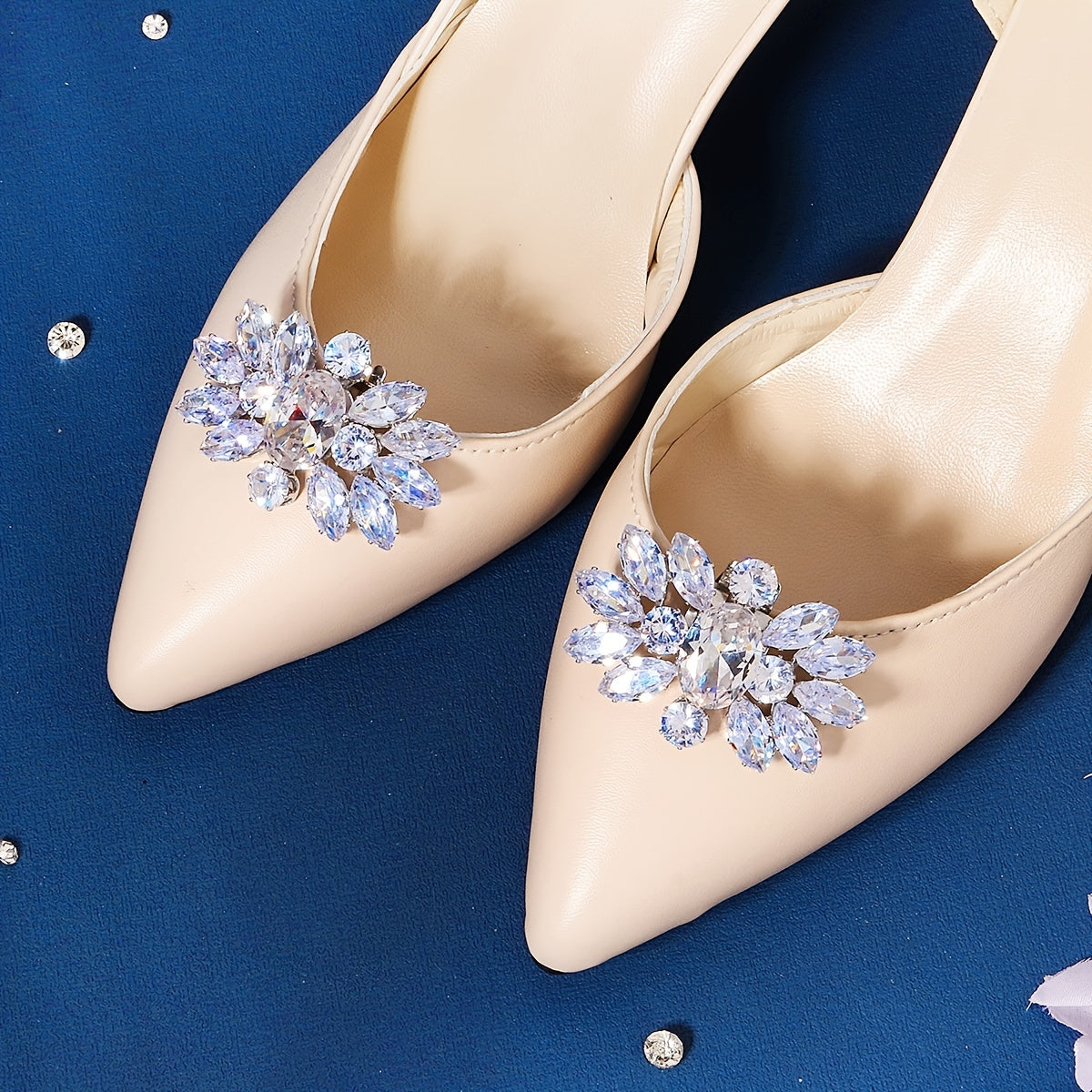Shoe Clip Wedding Shoes High Heel Rhinestone Decoration Charm Buckle