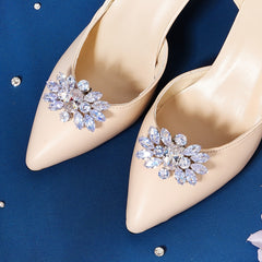 Shoe Clip Wedding Shoes High Heel Rhinestone Decoration Charm Buckle